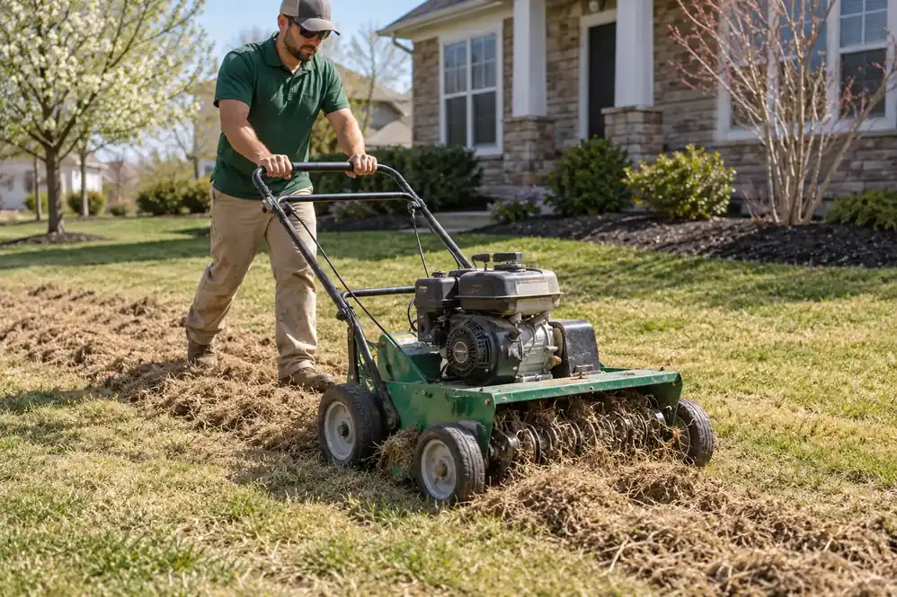 Dethatching in Lincoln, NE